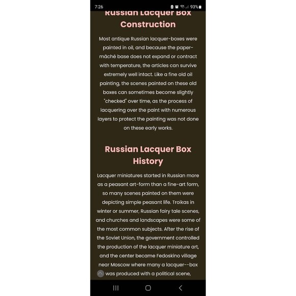 Vintage Russian Palekh Lacquer Box Hand-Painted Fairy Tale Scene Hinged Lid Red - Picture 10 of 14